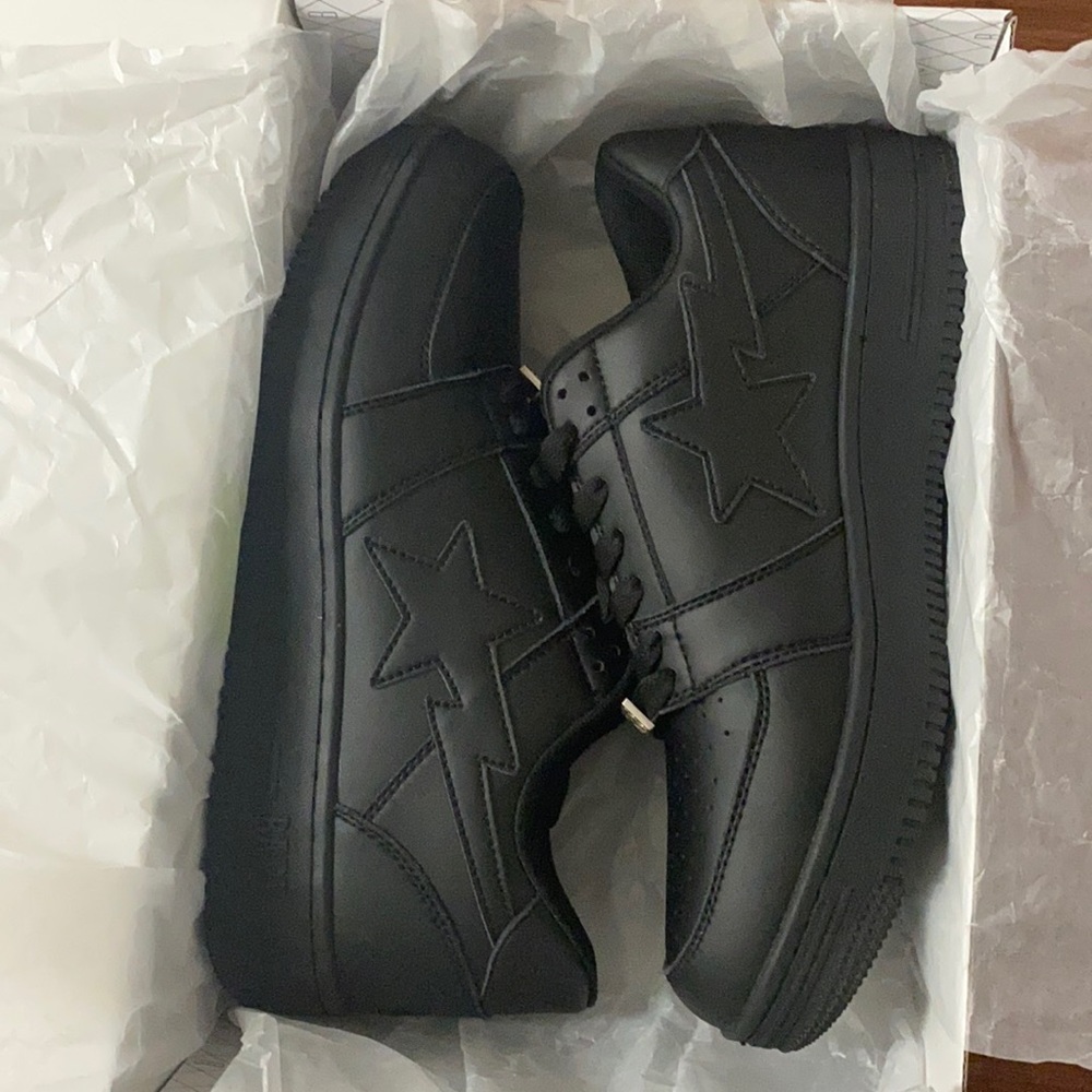 BAPE STA LOW MENS - 1H30- 191-010 / Black / 12